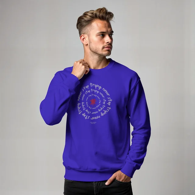 Stylish Mockup of a Young Man in a Sweatshirt