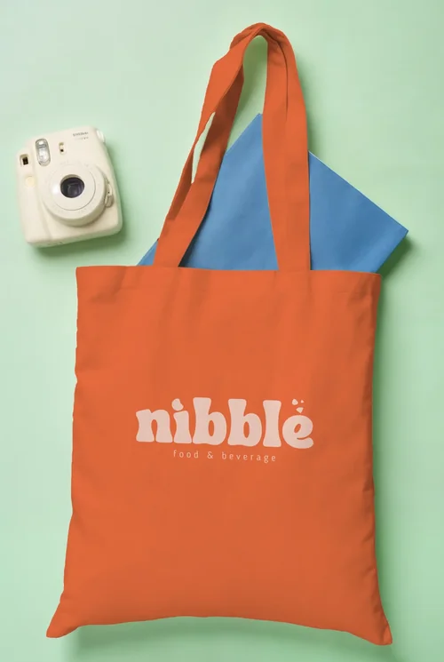 Simple White Tote Bag Mockup for Casual Style