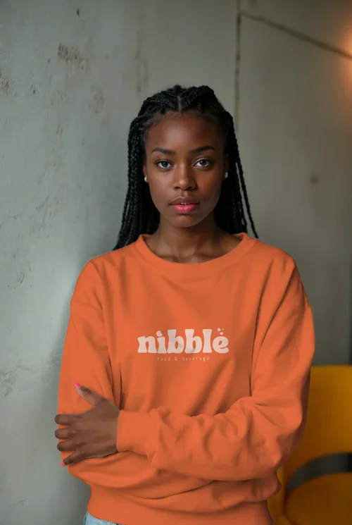 Stylish Mockup of a Cropped Sweatshirt for Modern Fashion