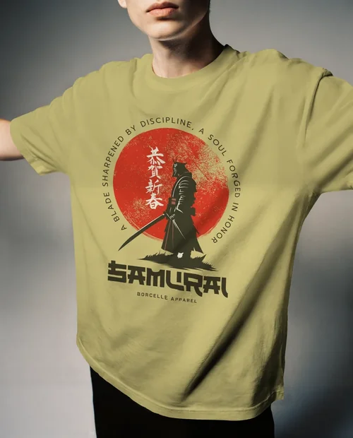 Mockup of T-Shirt on Young Male Model in Relaxed Style