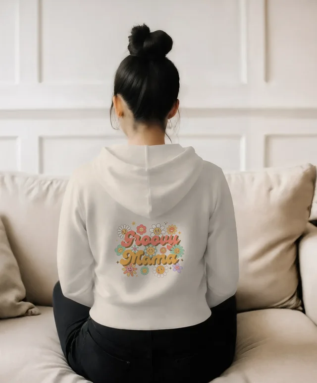 Cozy Hoodie Mockup of a Young Woman in Relaxing Setting