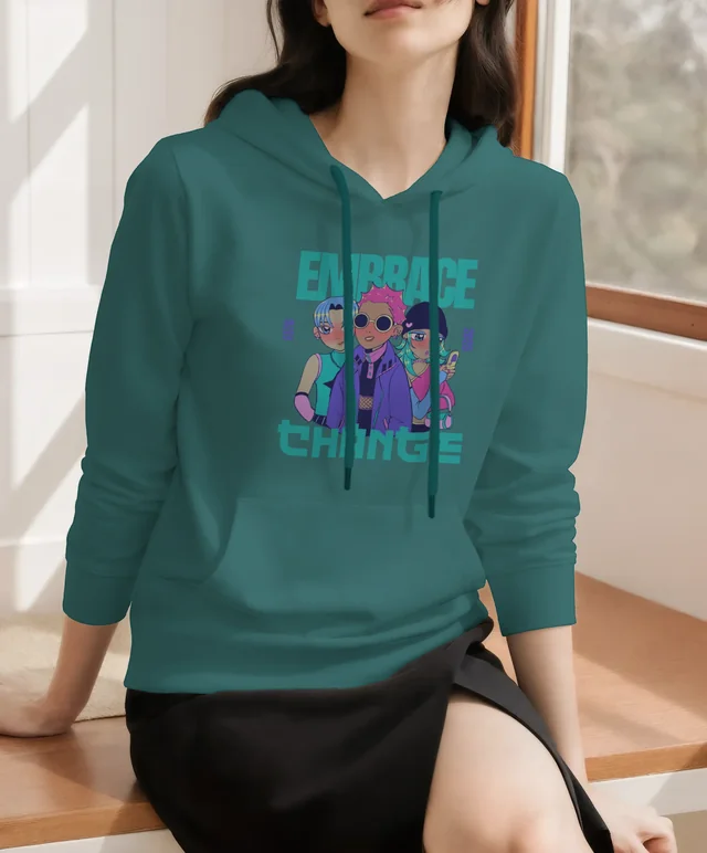 Cozy Hoodie Mockup of a Young Woman in Natural Light