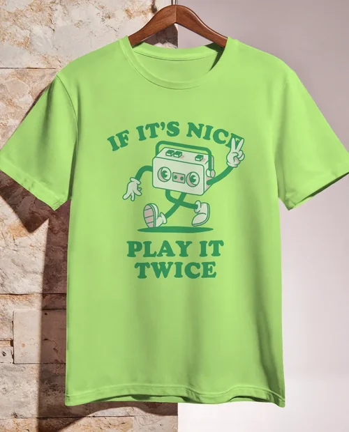 Elegant T-Shirt Mockup on Textured Stone Wall