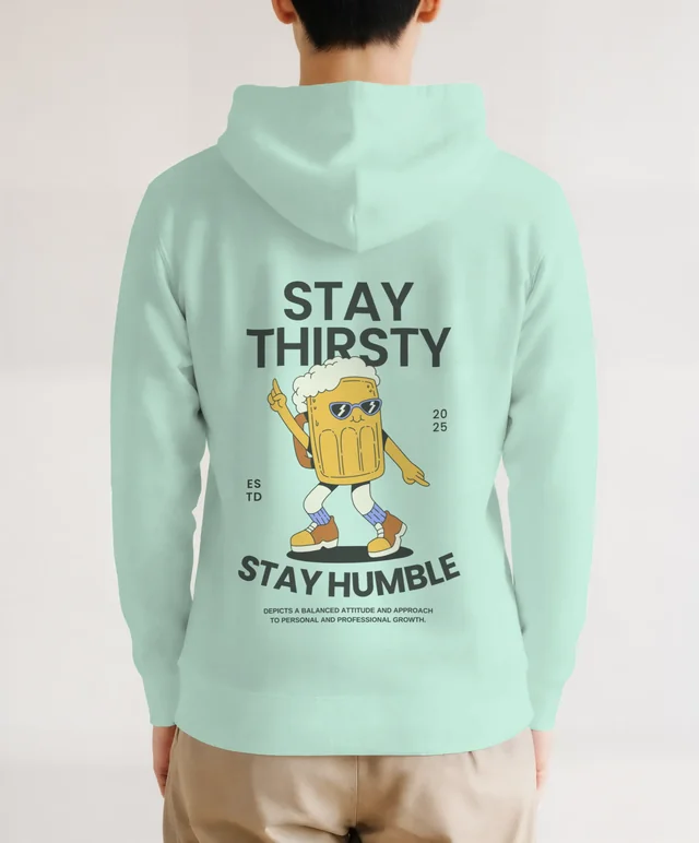 Stylish Mockup of a Cozy White Hoodie