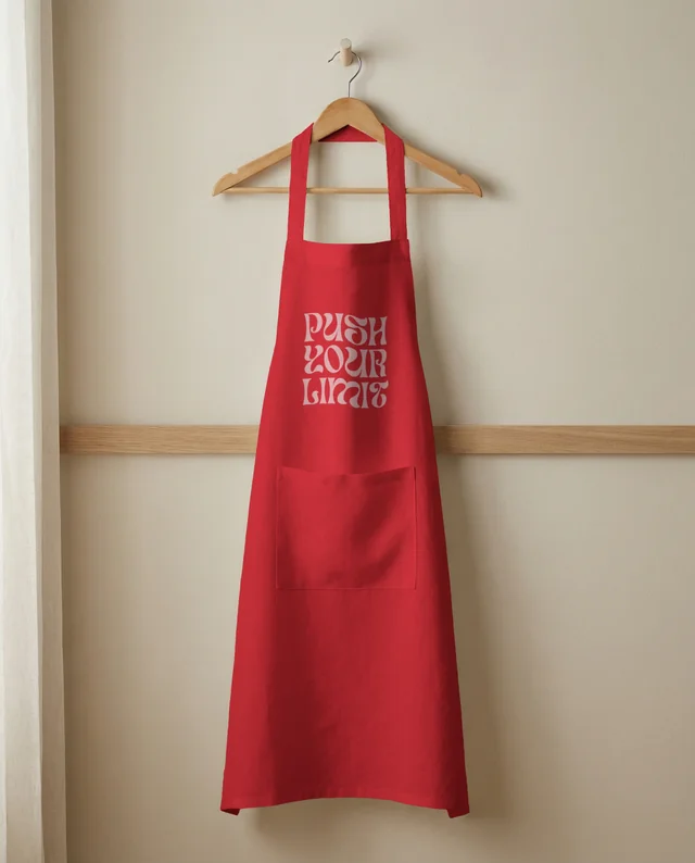 Elegant Kitchen Mockup Featuring a Minimalist Apron
