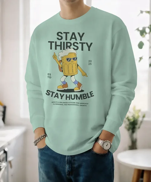 Stylish Sweatshirt Mockup in Modern Kitchen