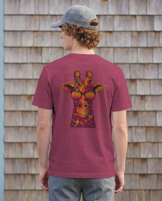 Stylish T-Shirt Mockup of a Young Man with Casual Vibe