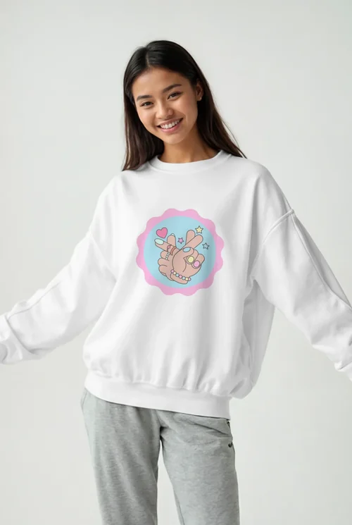 Stylish Mockup of a Casual Sweatshirt for Trendy Looks
