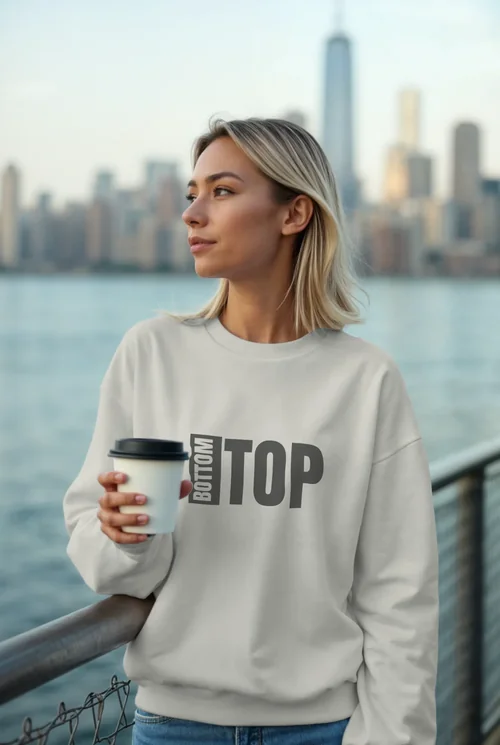 Mockup of Relaxed-Fit Sweatshirt for Everyday Style