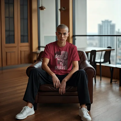 Stylish Mockup T-Shirt with Modern Background Colors