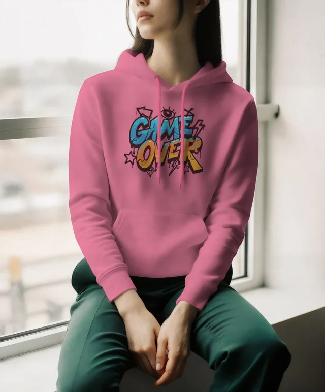 Cozy Hoodie Mockup for Relaxed Indoor Vibes