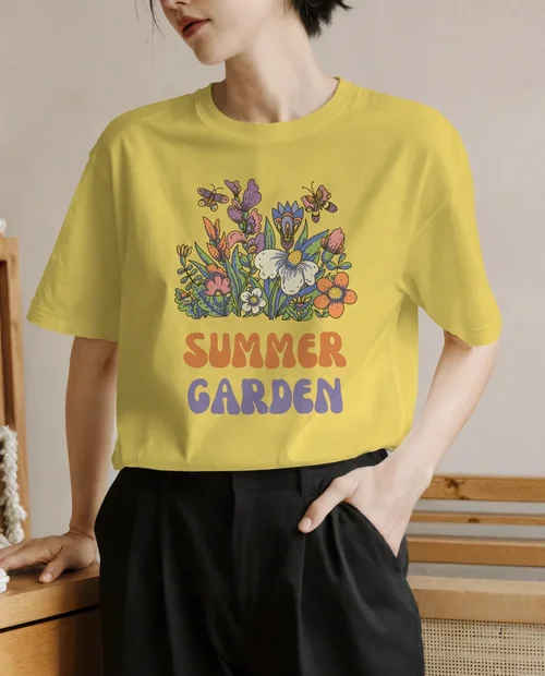 Stylish T-Shirt Mockup for Minimalist Fashion Display