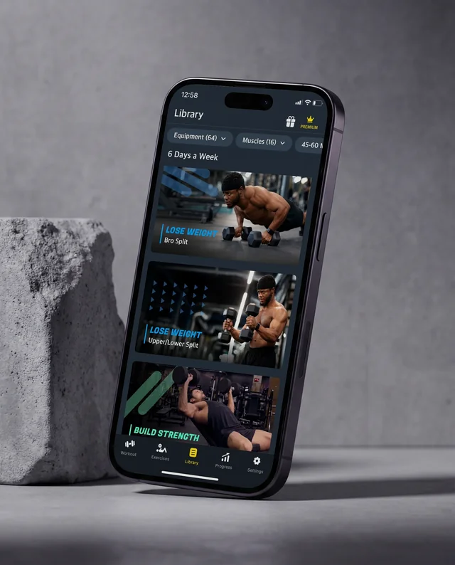 Minimalist iPhone Mockup on Textured Concrete Surface