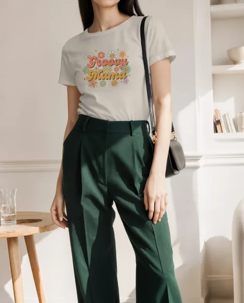 Stylish T-Shirt Mockup for Chic Casual Elegance