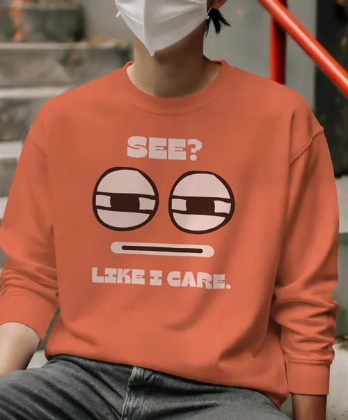 Casual Sweatshirt Mockup for Young Adults