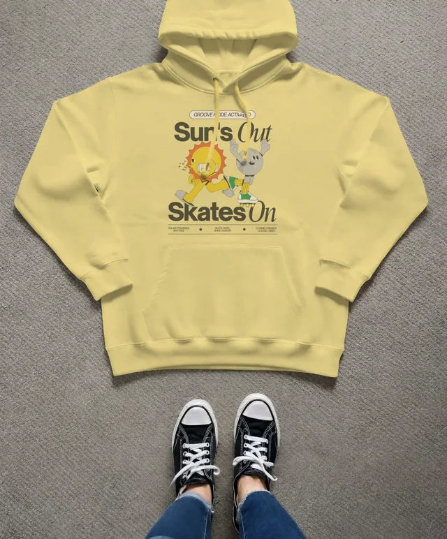 Cozy Oversized Hoodie Mockup on Soft Carpet