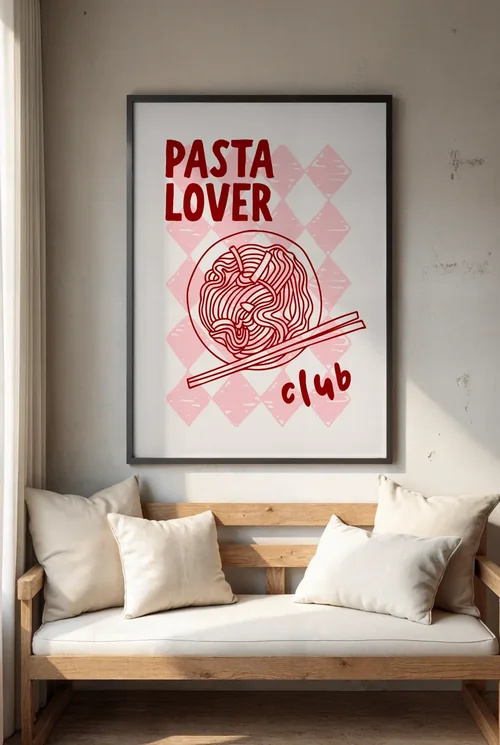 Cozy Minimalist Mockup Poster with Soft Gray and Beige Tones