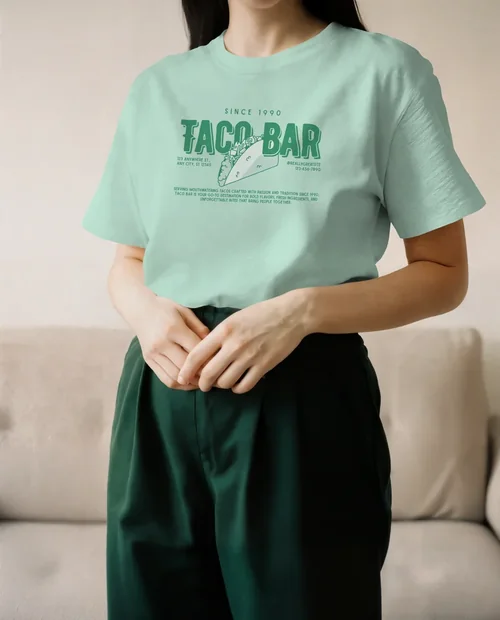 Stylish T-Shirt Mockup for Casual Looks