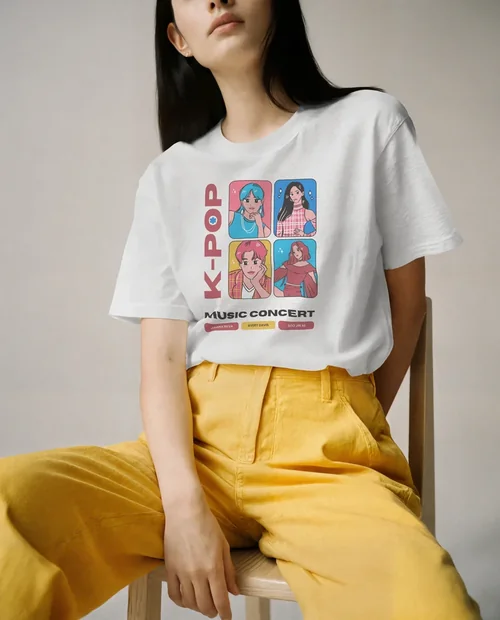 Stylish Mockup of a Casual T-Shirt for Modern Fashion