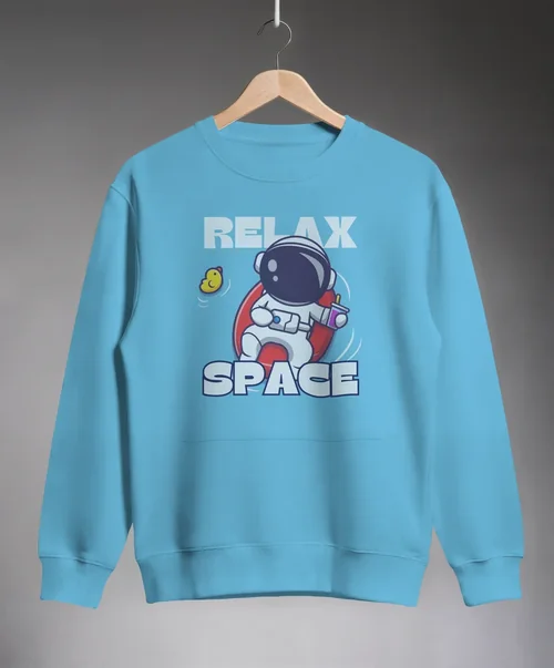 Minimalist Sweatshirt Mockup on Wooden Hanger