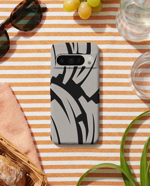 Stylish Mockup of Phone Cover on Summer Table Setting