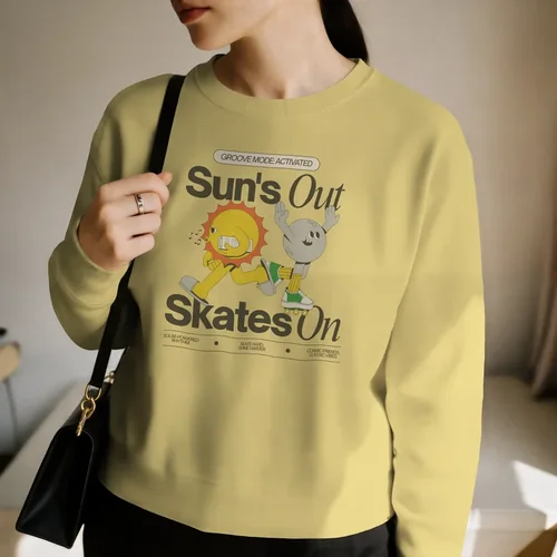 Pastel Pink Sweatshirt Mockup for Effortless Style