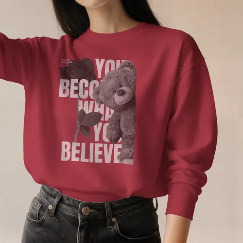 Cozy Sweatshirt Mockup for Stylish Casual Wear