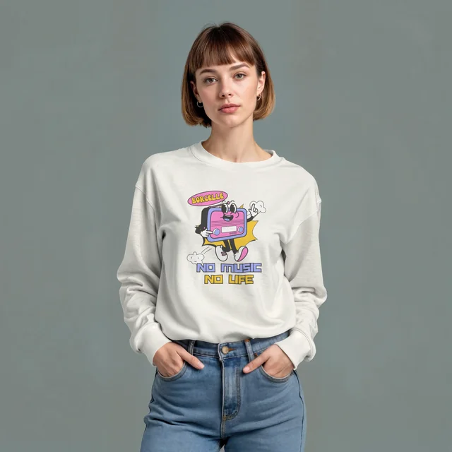 Stylish Sweatshirt Mockup for Casual Fashion