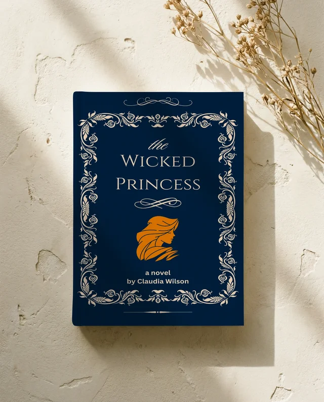 Minimalist Mockup of a Closed White Book