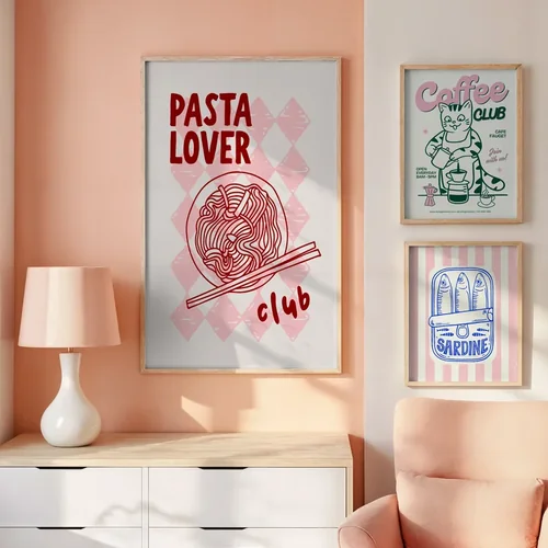 Cozy Poster Mockup with Soft Peach and Beige Background