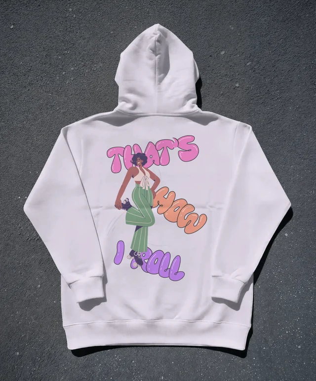 Mockup of a Cozy White Hoodie on Dark Surface