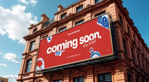 Classic Urban Building Mockup with Empty Billboard