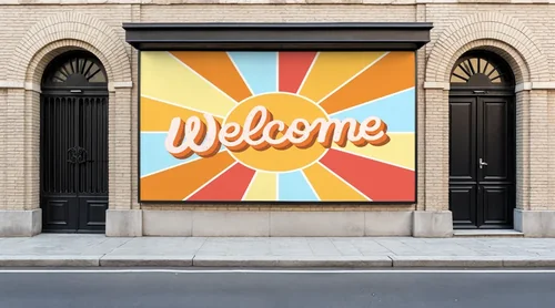 Stylish Urban Mockup with Elegant Billboard Design