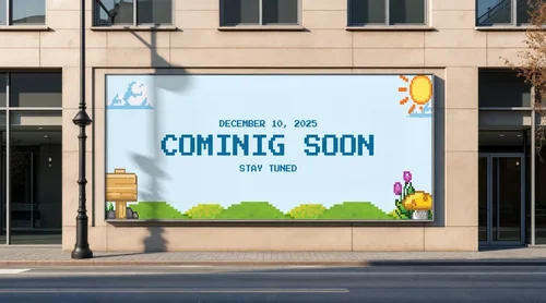 Modern Urban Building Mockup with Billboard Display