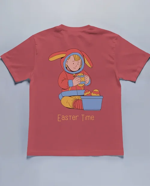 Stylish T-Shirt Mockup on Light Gray Background