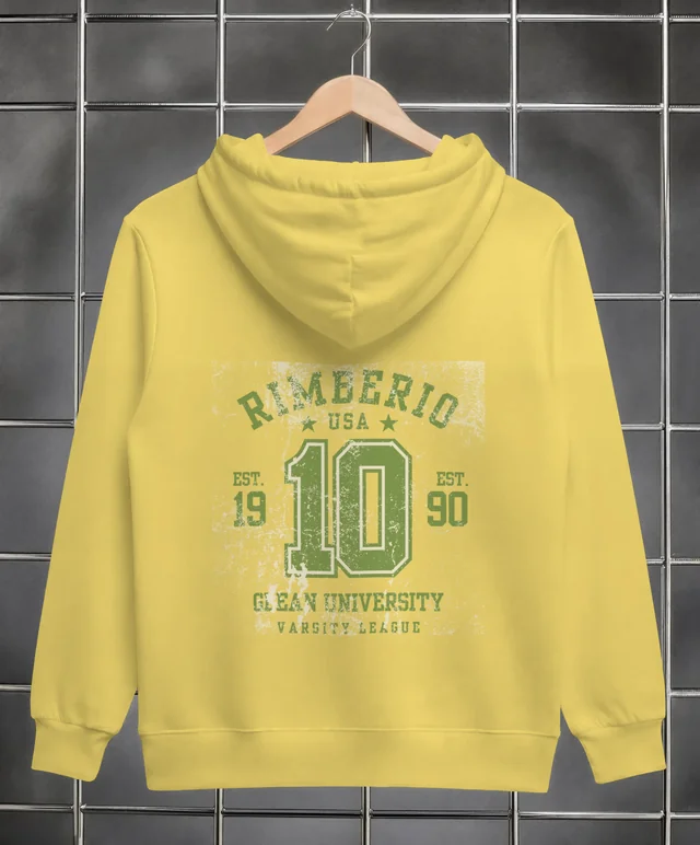 Stylish Mockup of a White Hoodie on a Wooden Hanger