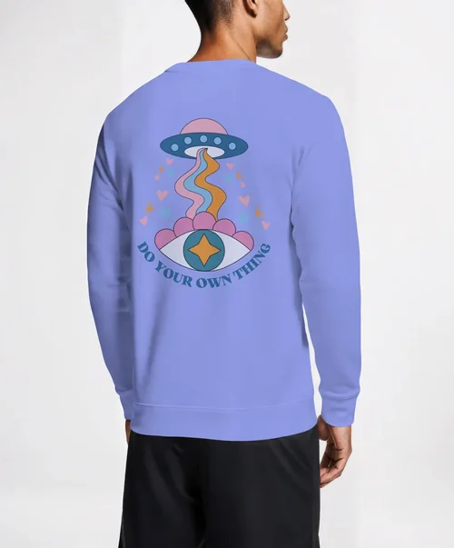 Stylish Mockup of a Relaxed Fit Sweatshirt