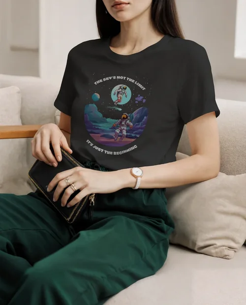 Stylish T-Shirt Mockup for Chic Casual Looks