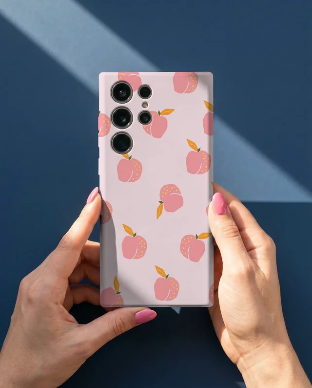 Elegant Phone Cover Mockup with Modern Smartphone Design