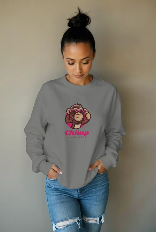 Stylish Mockup of a Woman in a Sweatshirt