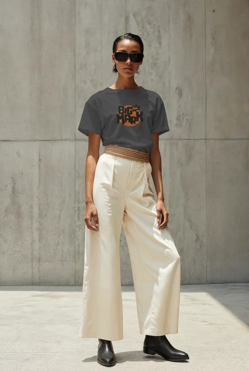 Futuristic T-Shirt Mockup with Minimalist Elegance