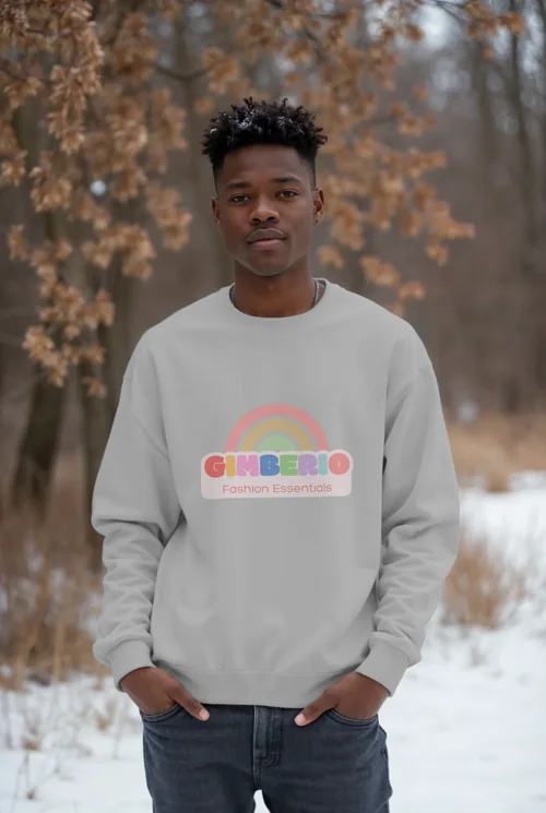 Stylish Mockup of a Young Male in a Sweatshirt