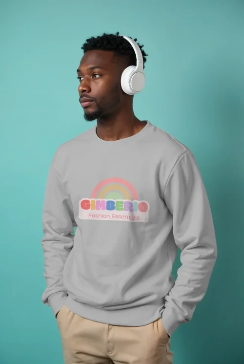 Stylish Sweatshirt Mockup: Modern Look for Young Adults
