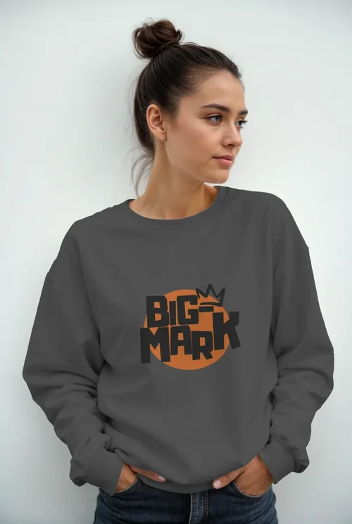 Stylish Mockup of a Casual Sweatshirt for Young Women