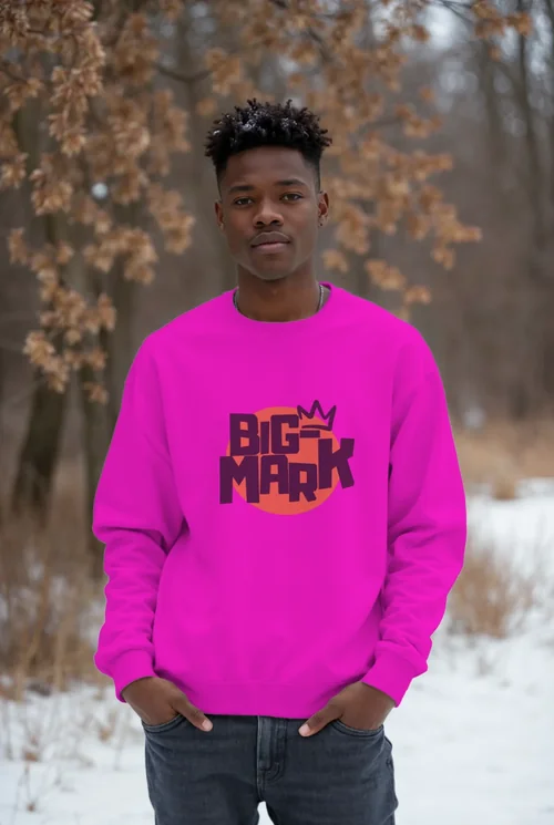 Stylish Mockup of a Young Male in a Sweatshirt