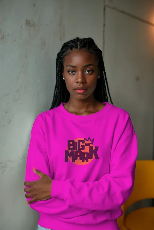 Stylish Mockup of a Cropped Sweatshirt for Modern Fashion