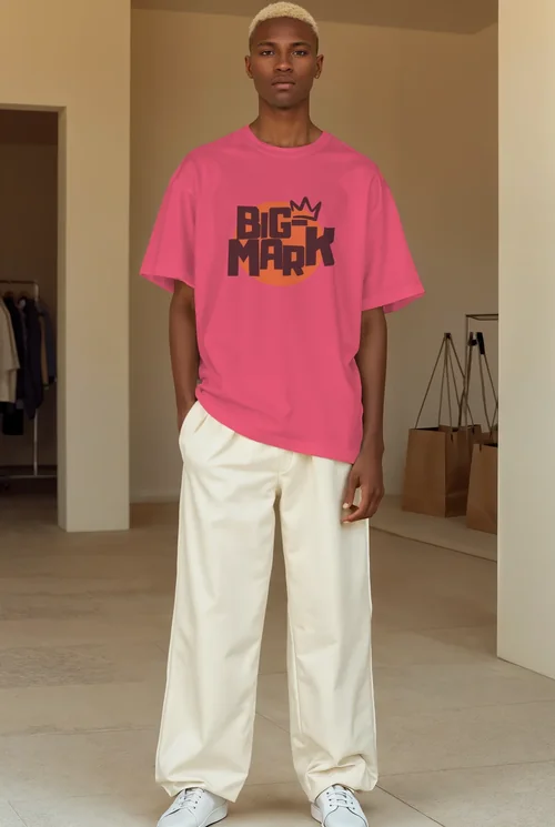 Stylish T-Shirt Mockup for Fashion Show Presentation