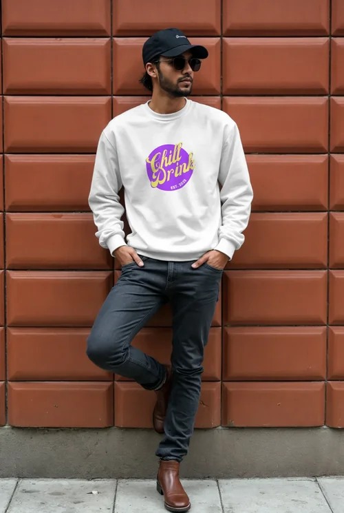Stylish Sweatshirt Mockup for Casual Streetwear Looks