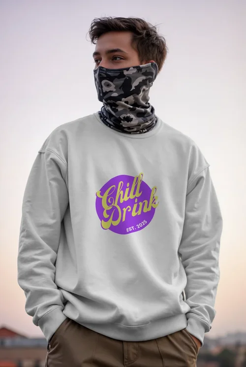Mockup of Casual Sweatshirt for Streetwear Style