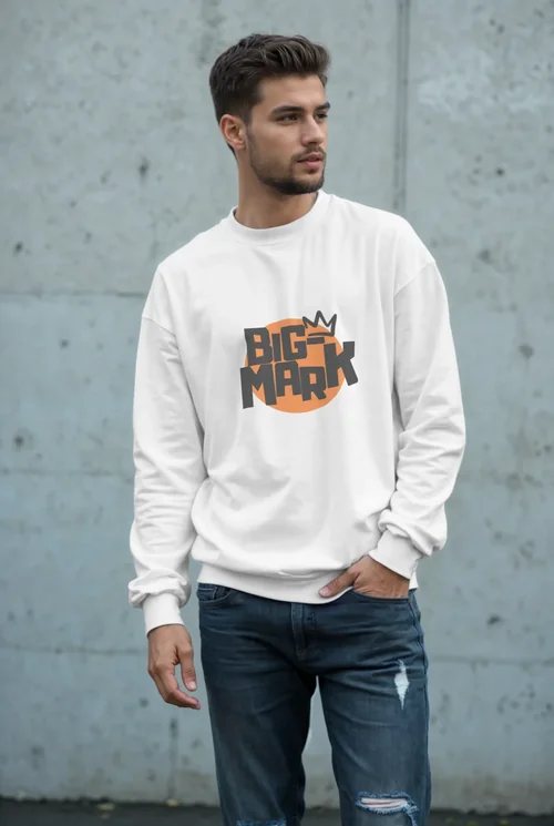 Mockup of Casual Oversized Sweatshirt for Modern Style